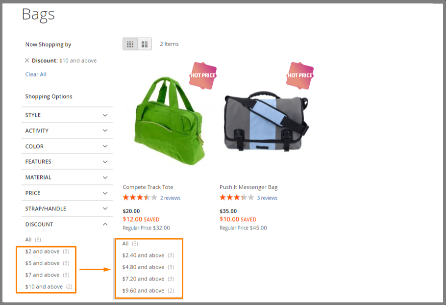 Choose the way of discount rounding.