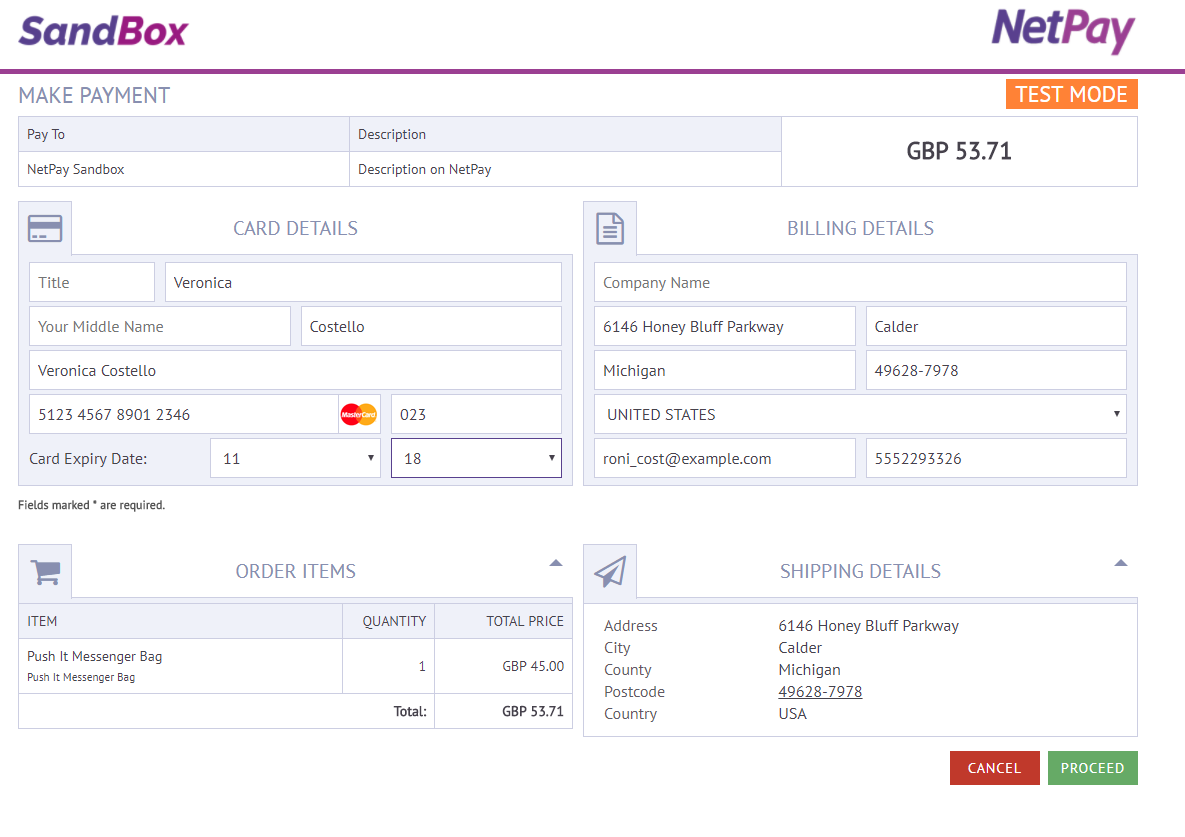 Netpay’S Hosted Form Support